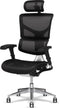 X-Chair bureaustoel X2 Zwart met hoofdsteun