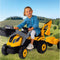 SMOBY Builder Max - Trekker met aanhanger - 1m80 - Geel