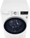 LG F4WR7012 - Wasmachine - 11 kg - 1350 tpm - TurboWash™ 39 - AI DD™ - Steam - Wit met zwarte deur