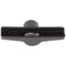 Floor nozzle with sweeping bristles 14cm for vacuum cleaners with round connection 35mm black