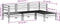 vidaXL - Tuinbank - 3-zits - met - voetenbank - massief - grenenhout - wit