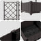 vidaXL - Tuinplantbak - met - Trellis - - - 2 - stuks - - - Bruin - - - 80 - x - 40 - x - 125,5 - cm