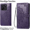 iMoshion Hoesje Geschikt voor Xiaomi 13T Pro / 13T Hoesje Met Pasjeshouder - iMoshion Mandala Bookcase - Paars