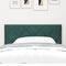 vidaXL - Hoofdbord - met - Diamantpatroon - Donkergroen - 90 - cm - Fluweel