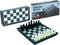 HOT Games Schaak-cassette - Denkspel - Magnetisch zwart kunststof - 13x13 cm