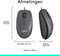 Logitech M100 - Bedrade Muis - USB - Optische Tracking - Zwart