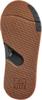 Reef Fanning Low - Heren Slippers - Rubber zool - Zwart - Maat 42