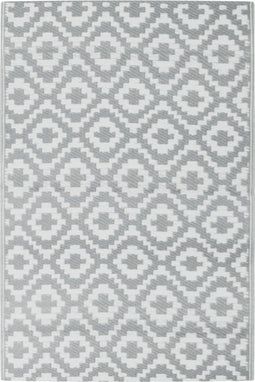 vidaXL - Buitenkleed - ARAKIL - 120x180 - cm - PP - grijs