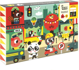 Puzzel in het verkeer 3+ - Petit Monkey