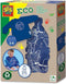 SES - Eco - kliederschort - 100% recycled materiaal - maat 2-6 jaar - klittenband sluiting