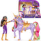 Unicorn Academy – Pop Sophia & Eenhoorn Wildstar - met regenbooglichteffecten en 2 accessoires - Speelfigurenset