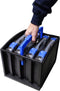 TAYG Sorteerdoos - 388 x 290 x 61 mm - 21 uitneembare bakjes - Transparant Blauw
