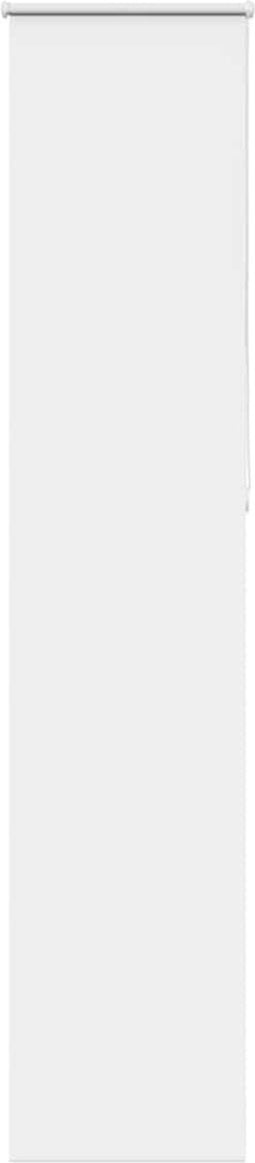 vidaXL - Rolgordijn - verduisterend - 50x210cm - stofbreedte - 45,7 - cm - wit