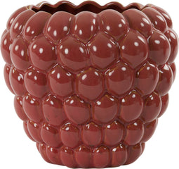 Light&living Vaas deco Ø22x20 cm RASPBERRY keramiek donker roze