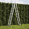 RMBO Multifunctionele Vouwladder 4x4 - 13 standen - Max. hoogte 464 cm - Max. belasting 150 kg EN 131.6