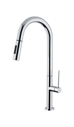 Boretti Loreto - Keukenkraan - Draaibare uitloop 24,3 cm - Chroom