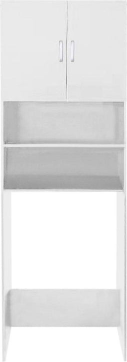 Wasmachine kast wasdroger ombouw 190 cm wit