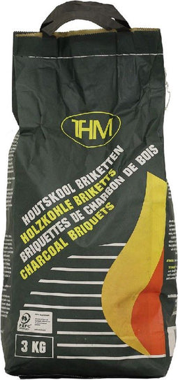 Houtskool Briketten PEFC 3kg.