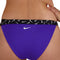 Nike Swim Logo Tape - Bikinibroekje - 75% gerecycled materiaal - Zwart - Maat XL