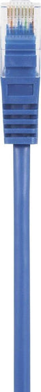 Renkforce RJ45 Netwerkkabel, patchkabel CAT 5e U/UTP 10.00 m Blauw Snagless, Halogeenvrij 1 stuk(s)