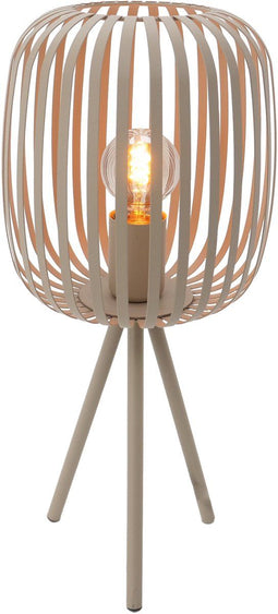 EGLO Romazzina - Tafellamp - E27 - Ø 20 cm - Driepoot - Zandkleur