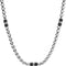 Fossil JF03314040 - Herenketting - 45 cm - Gourmette met fantasiehanger