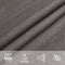 vidaXL Zonnezeil - 160 g/m² - 5x6x6 m - HDPE - antraciet