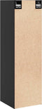 vidaXL - Wandkasten - 2 - st - 30x30x100 - cm - massief - grenenhout - zwart