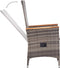 vidaXL - Tuinstoelen - 2 - st - met - kussens - poly - rattan - grijs