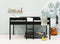 ToiToiKids Mick halfhoogslaper 90x200 - Mat Zwart