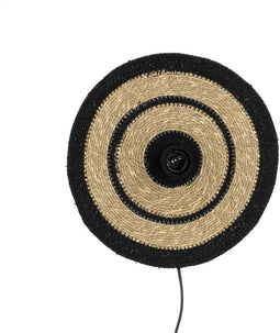 Mica Decorations Wandlamp Jinx - 30x8.5x30 cm - Jute - Bruin