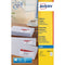 Avery - Etiket avery j8161-25 63.5x46.6mm wit 450 stuks