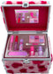 Create it! - Make-up Case Fluffy Hartjes - Roze