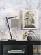 GOOD&MOJO Tafellamp Andes - Bamboe Zwart/Taupe - 30x18x46cm - Scandinavisch,Bohemian