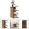vidaXL Dressoir - 35x35x55 cm - Bewerkte Hout - Vintage Stijl - Artisanaal Eikenkleur