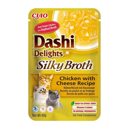 Snack for Cats Inaba Dashi Delights Silky Broth Chicken with Cheese Kip 40 g