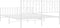vidaXL - Bedframe - met - hoofd- - en - voeteneinde metaal - wit - 160x200 - cm