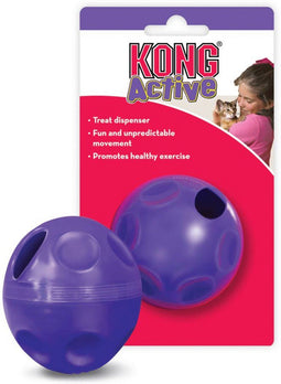 Kong Cat Treat Ball Paars - Balletje - 166mm x 102mm x 54mm - Paars