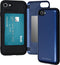 iMoshion Hoesje Geschikt voor iPhone SE (2022) / SE (2020) / 8 / 7 Hoesje Met Pasjeshouder - iMoshion Backcover met pashouder - Donkerblauw