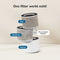 Bloomfold BF010 - Luchtreiniger - HEPA 13 filter + koolstoffilter - CADR: 240m³/h - Wit