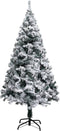 vidaXL - Kunstkerstboom - met - sneeuw - 150 - cm - groen