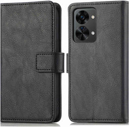 iMoshion Hoesje Geschikt voor OnePlus Nord 2T Hoesje Met Pasjeshouder - iMoshion Luxe Bookcase - Zwart