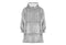 Milanoro Hoodie deken - Ultrazacht en warm - One size (S t/m XXL) - Donkergrijs