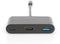 Digitus DA-70855 - USB-C HDMI Multiport Adapter - 1x HDMI UHD 4K/30 Hz 1x USB 3.0 - Zwart