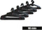 Synx Tools Kledinghangers Kleerhangers - Zwart - 100 Stuks - Broekhangers - Hanger - Voordeelverpakking 100 stuks - Ophangers - Roklat - Multi Pack 100 stuks - Kapstokken