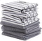 DDDDD - Combiset poetsdoeken - 100% katoen 30x30 cm met ophanglusje - neutral grey + fun (4 stuks)
