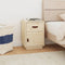 vidaXL - Nachtkastje - 40x34x55 - cm - massief - grenenhout