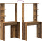 vidaXL - Kaptafel - Oude - Hout - 78,5x37x154,5 - cm - Bewerkt - Hout