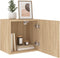 vidaXL - Tv-wandmeubel - 40,5x30x40 - cm - bewerkt - hout - sonoma - eikenkleurig