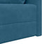 vidaXL - Vloersofa - Bed - 2-in-1 - Blauw - 213x144x60 - cm - Velours